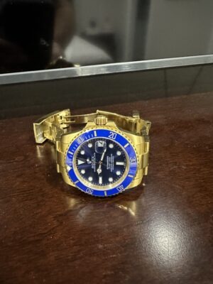 Replica Rolex Submariner Blue Dial 126618LB photo review