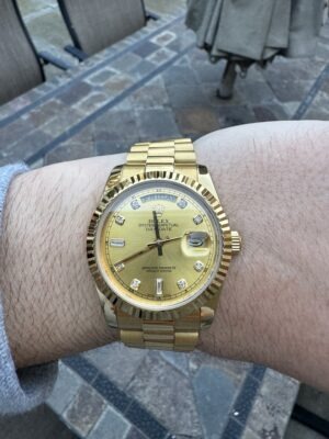 Replica Rolex Day-Date Gold Dial 118238 36 mm photo review
