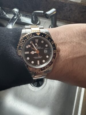 Replica Rolex GMT-Master Black Dial 126711CHNR Root Beer photo review