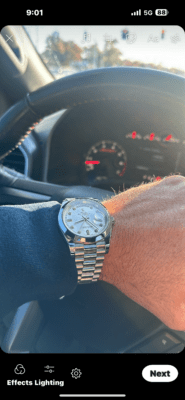 Replica Rolex Day-Date II Silver Dial 218239 40 mm photo review