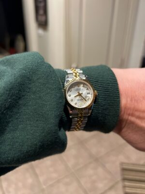 Replica Rolex Lady-Datejust Silver Dial 179173 26 mm photo review