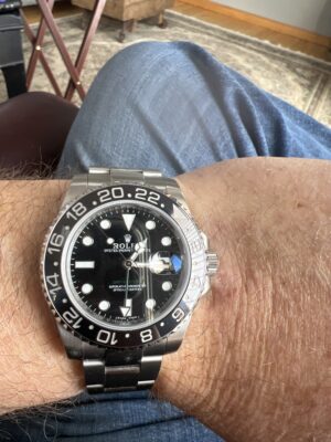 Superclone Rolex GMT-Master II Black Dial 116710 photo review