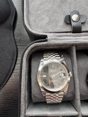 Rolex Datejust Rhodium Dial 126300 "Wimbledon" Jubilee 41 mm photo review