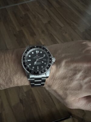 Replica Rolex GMT-Master Black Dial 16750 photo review