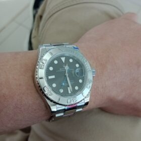 Superclone Rolex Yacht-Master Rhodium Dial 126622 photo review