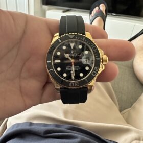 Yacht-Master 42mm Black Dial 226658 in hand