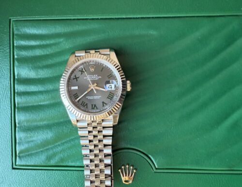 Rolex Datejust Rhodium Dial 126334 "Wimbledon" Flutted/Jubilee 41 mm photo review