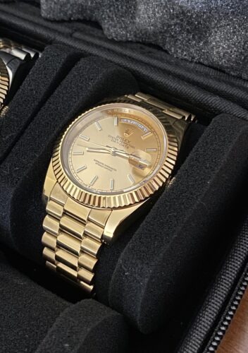 Replica Rolex Day-Date II Champagne Dial 228238 40 mm photo review