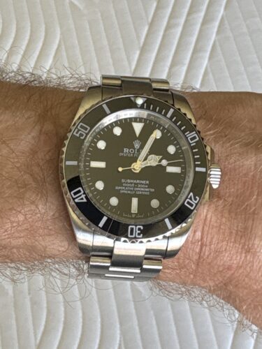 Replica Rolex Submariner Black Dial 126610LN photo review