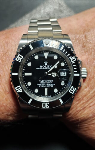 Replica Rolex Submariner Black Dial 126610LN photo review